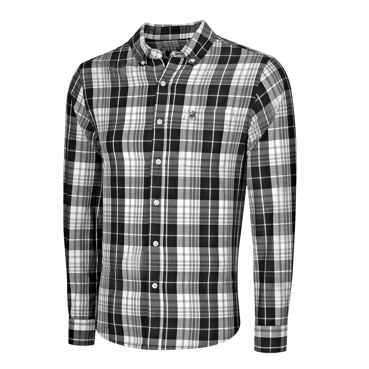 ROPA CAMISA HOMBRE LICENCIAS XUTER CA02B23 NEGRO GRIS BLANCO image number null