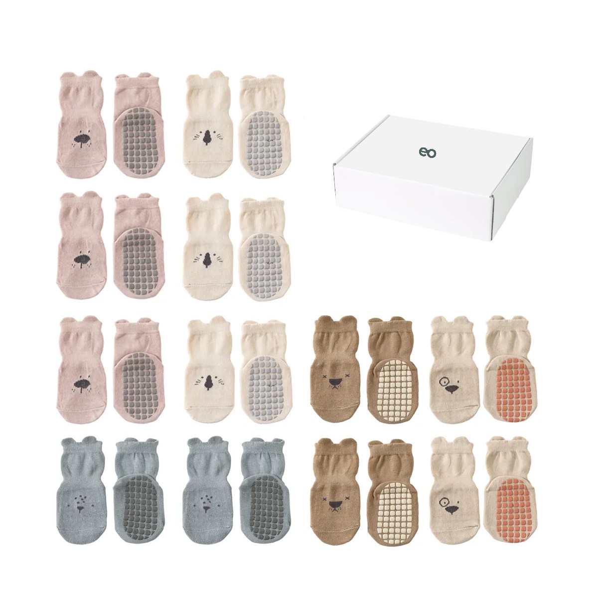 12par Calcetines Antideslizantes Para Ni&ntilde;os Bebe Talla L image number null