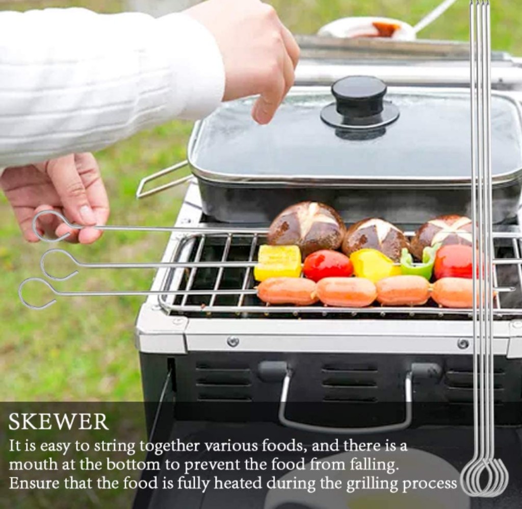Utensilios para parrilla profesionales acero inoxidable image number null