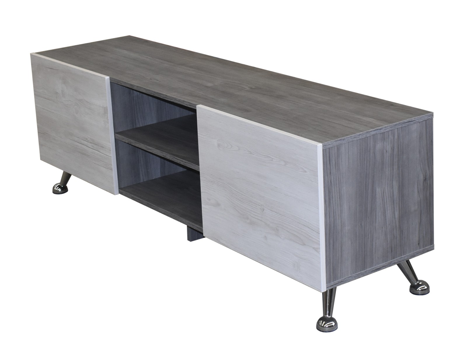 Mueble para TV de 70" Italy Moderno Hogare Gris Blanco image number null