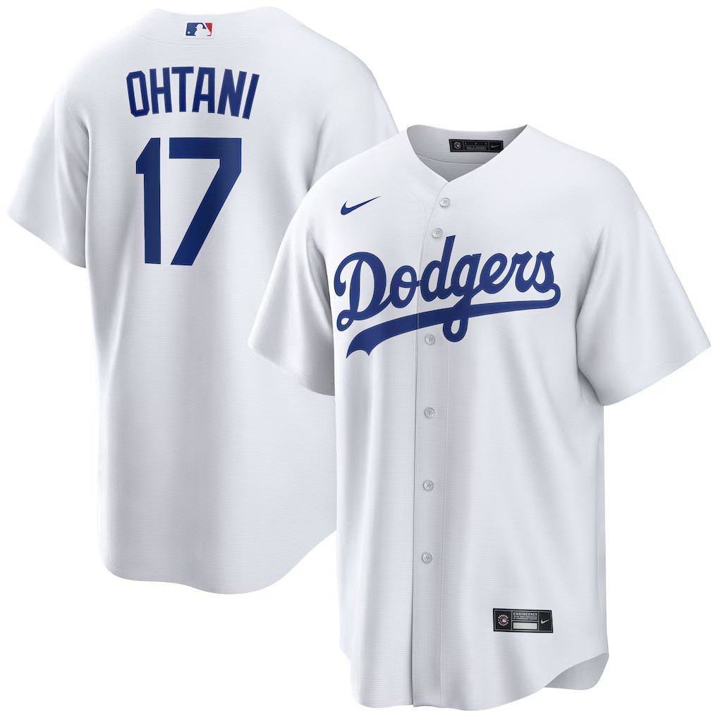 Jersey Original Nike Beisbol MLB Dodgers Los Angeles Ohtani #17 T770-LDWH image number null
