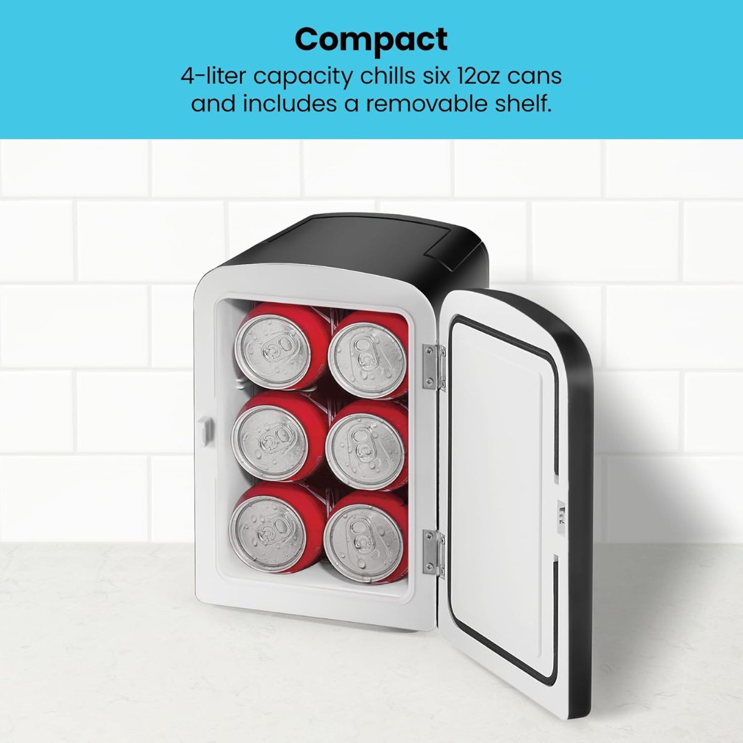 ICEMAN Mini Refrigerador Compacto con Superficie de Pizarra image number null