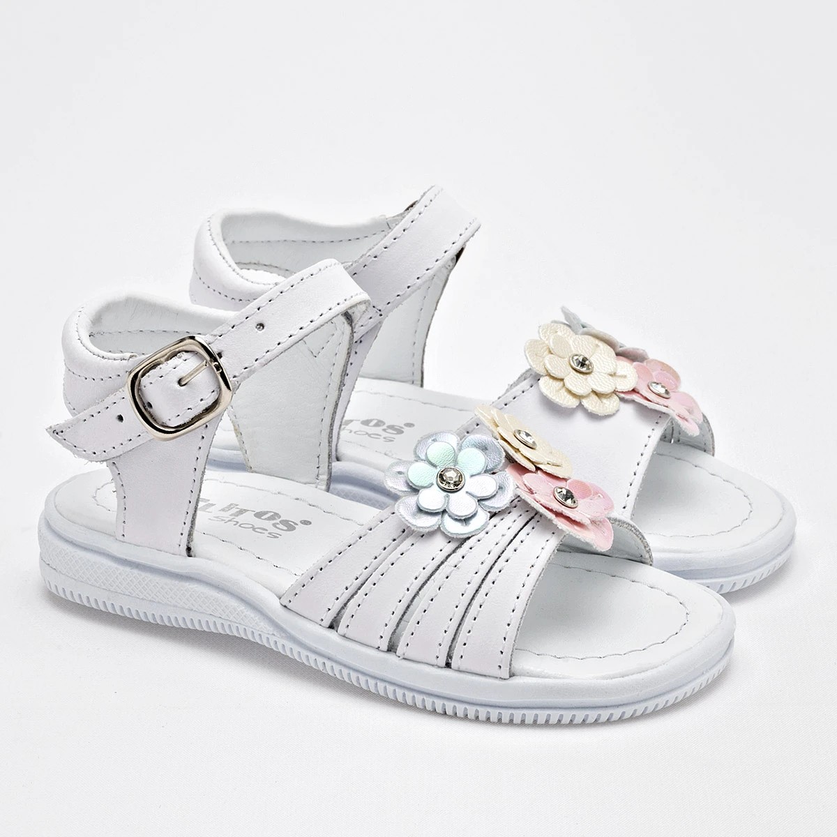 ZAPATO SANDALIA Danielitos Shoes NI&Ntilde;A 1721 COLOR BLANCO MULTICOLOR image number null