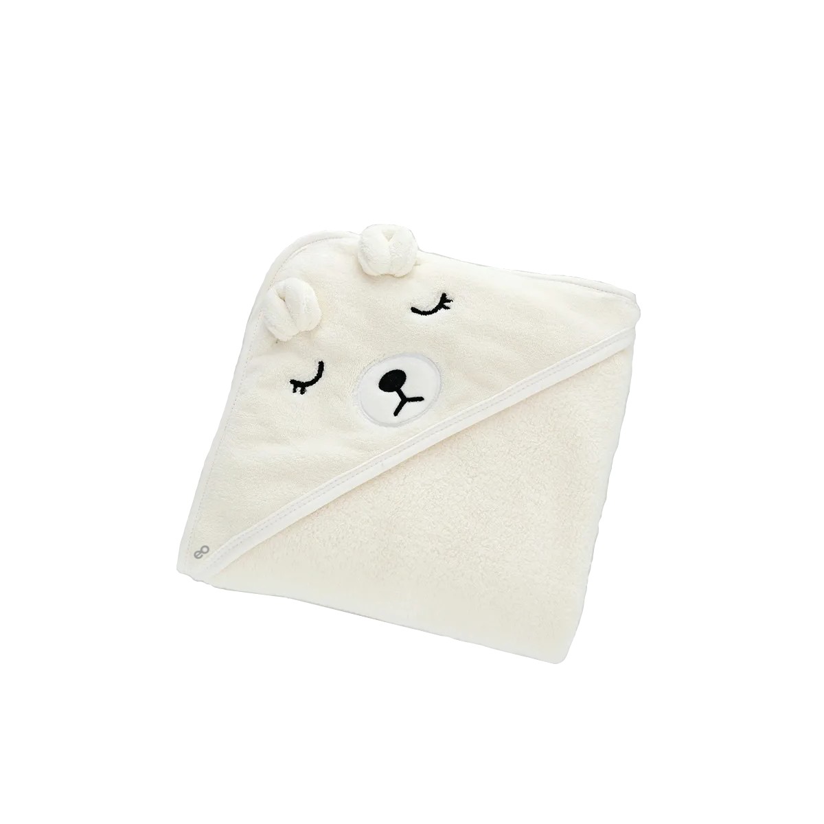 Toalla Para Bebe Animales Ni&ntilde;os Divertidos Oso Blanco image number null