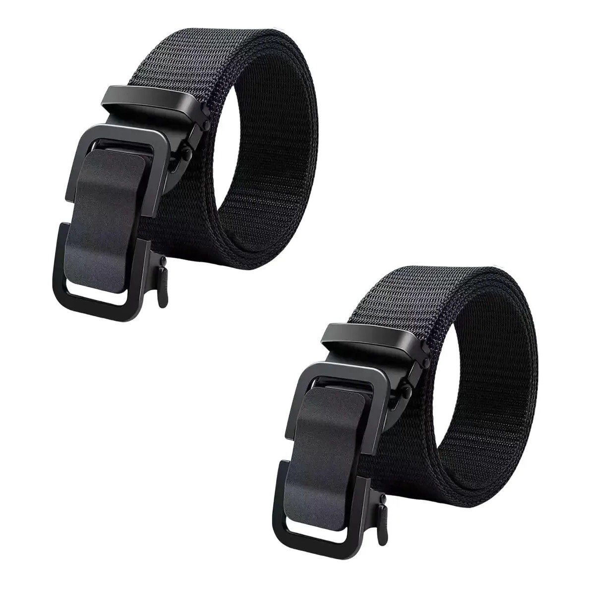 Cinturones Ajustable Calidad 2 Piezas Color Negro-Negro Unitalla image number null