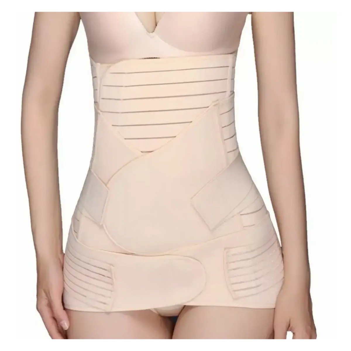 Faja Maternidad 3 En 1 Postparto Color Suela Talla XL Beige image number null