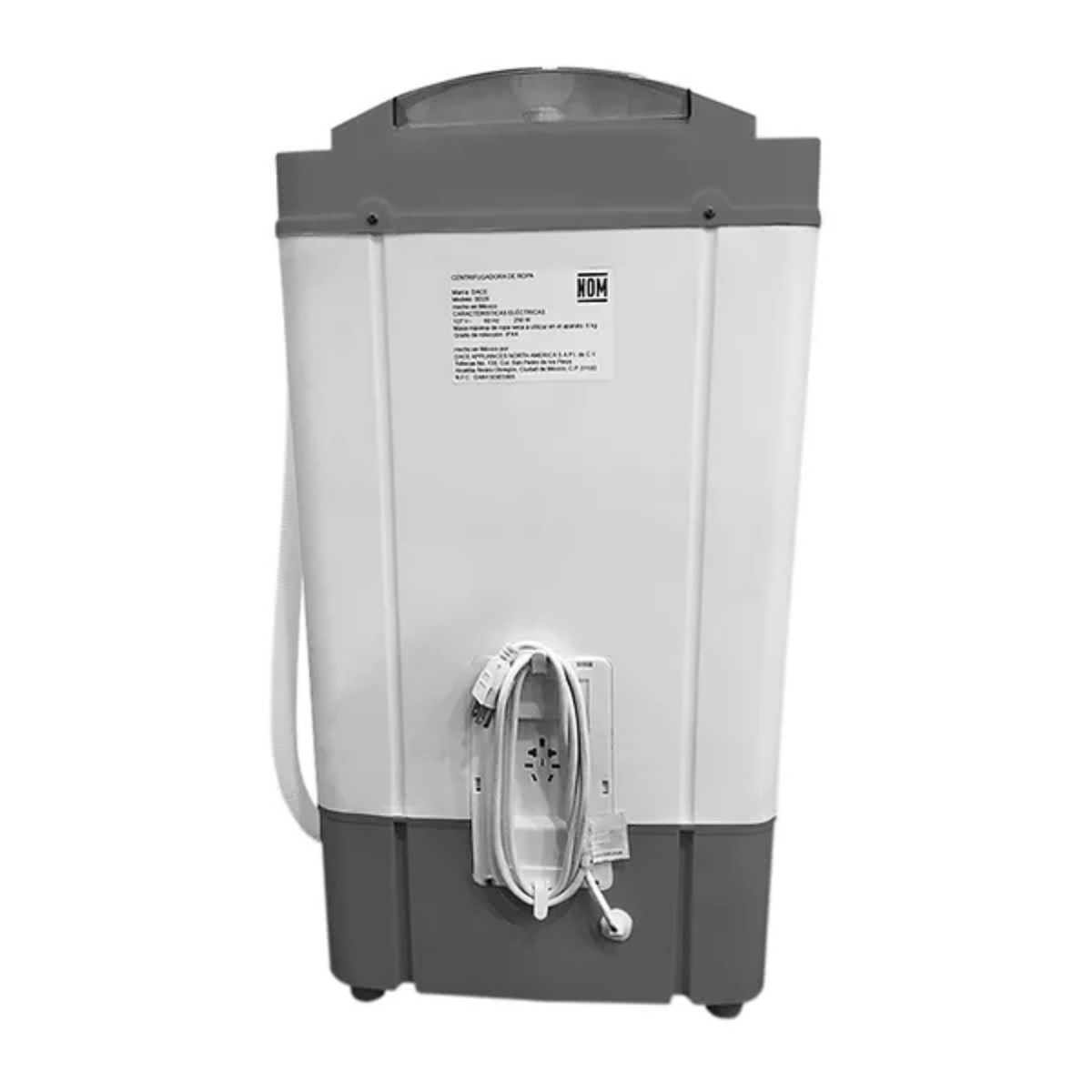 Centrifugadora de Ropa SD061APBG 6 Kg Tina Acero Inox ENDY image number null