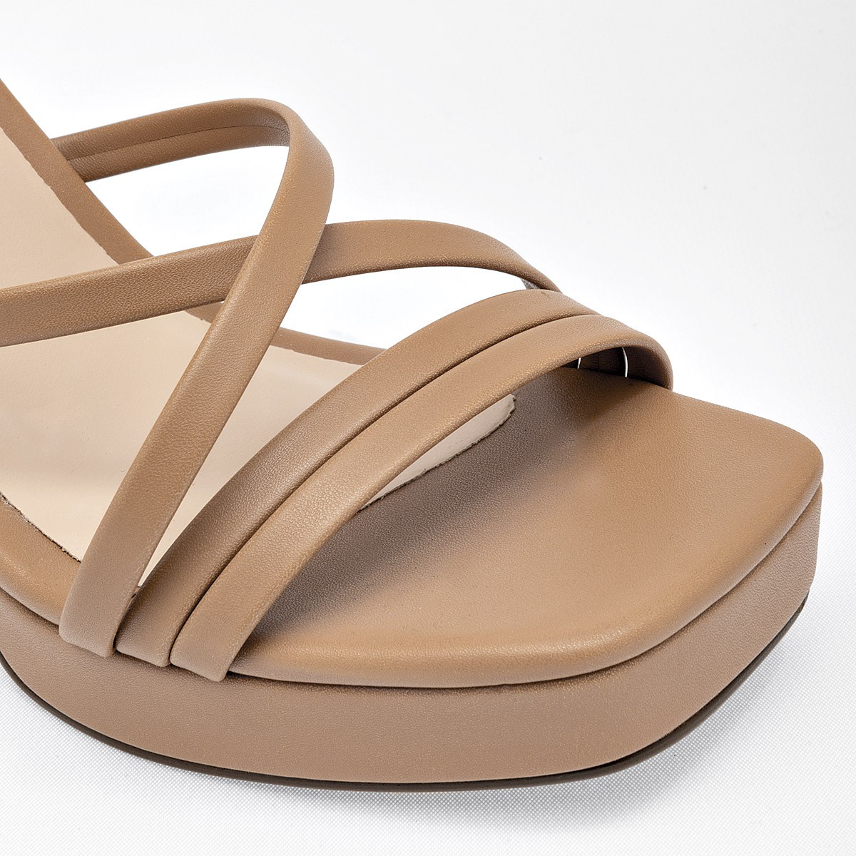 ZAPATILLA TACON 10 CM MUJER PRAVIA 2902 CAMEL NAIROBI image number null