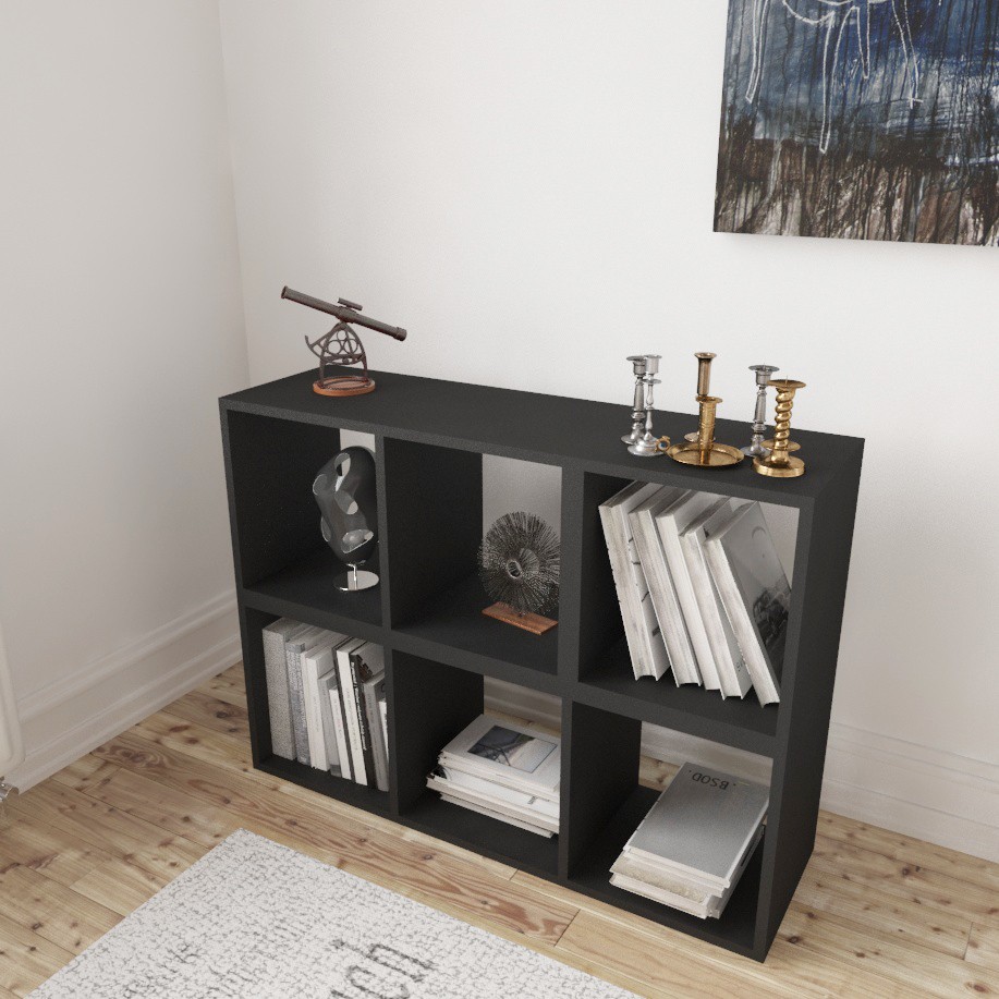 Librero Modular negro image number null