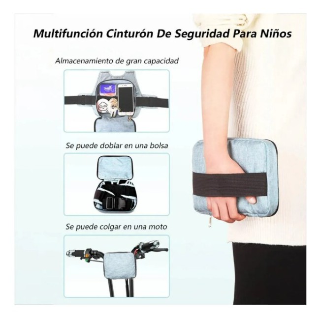 Cintur&oacute;n De Seguridad Para Ni&ntilde;os Para Motocicleta image number null