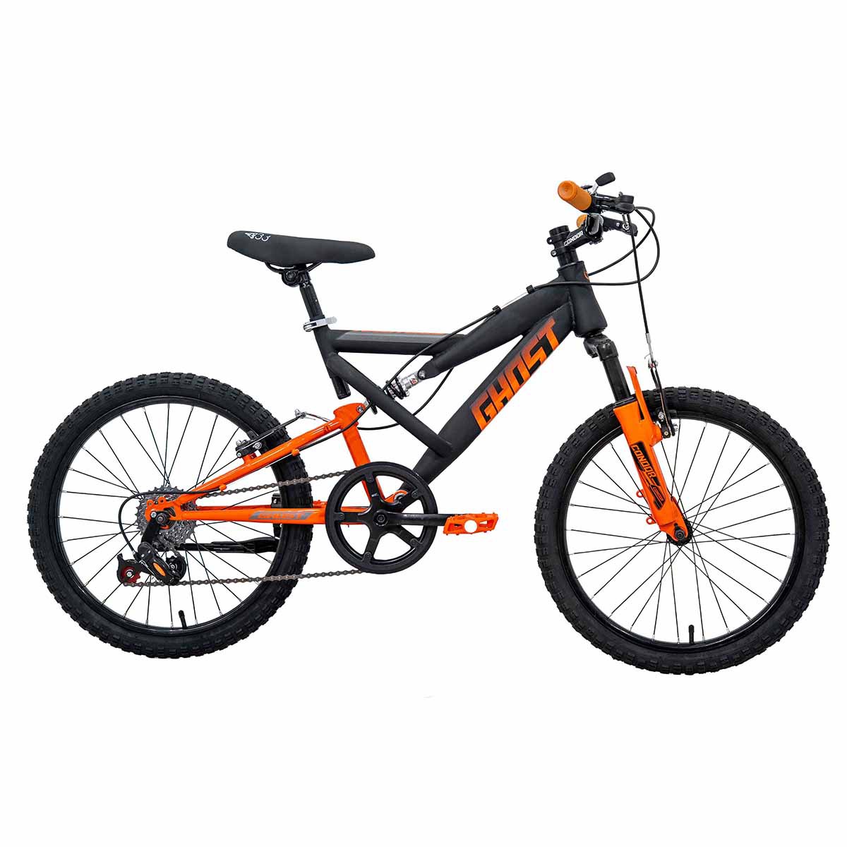 Bicicleta Infantil Rodada 20 de Acero Ghost Nautilus Color Naranja image number null