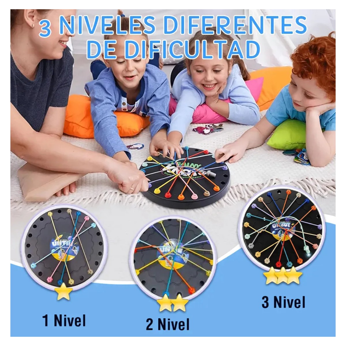 Juego De Mesa Familiar Juego De Desenredar Cuerdas image number null