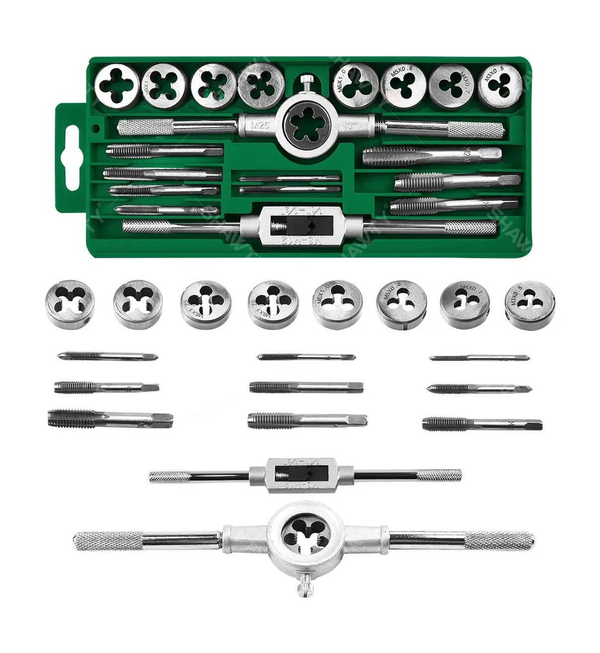 20pcs Kit De Machuelos Malubero Con Maneral Broca Ajustable image number null
