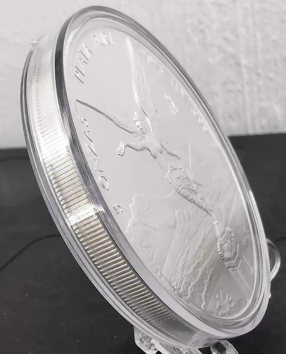 Moneda 5 Onzas Libertad Plata Pura ley .999 sin circular image number null