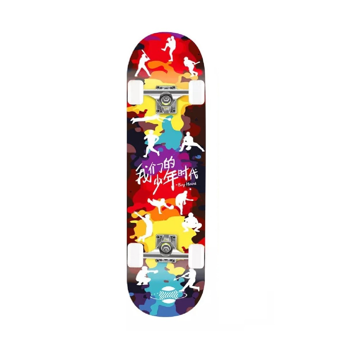 Patineta De 80*20 Cm Doble Balanc&iacute;n Tabla De Cuatro Ruedas Rojo. image number null