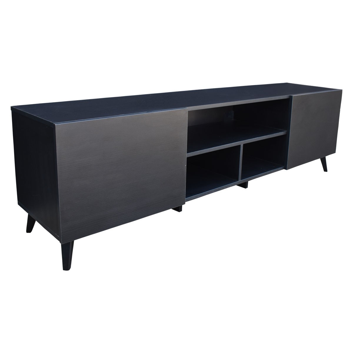 Mueble para TV de 80" Europa Moderno y Minimalista Hogare Negro image number null