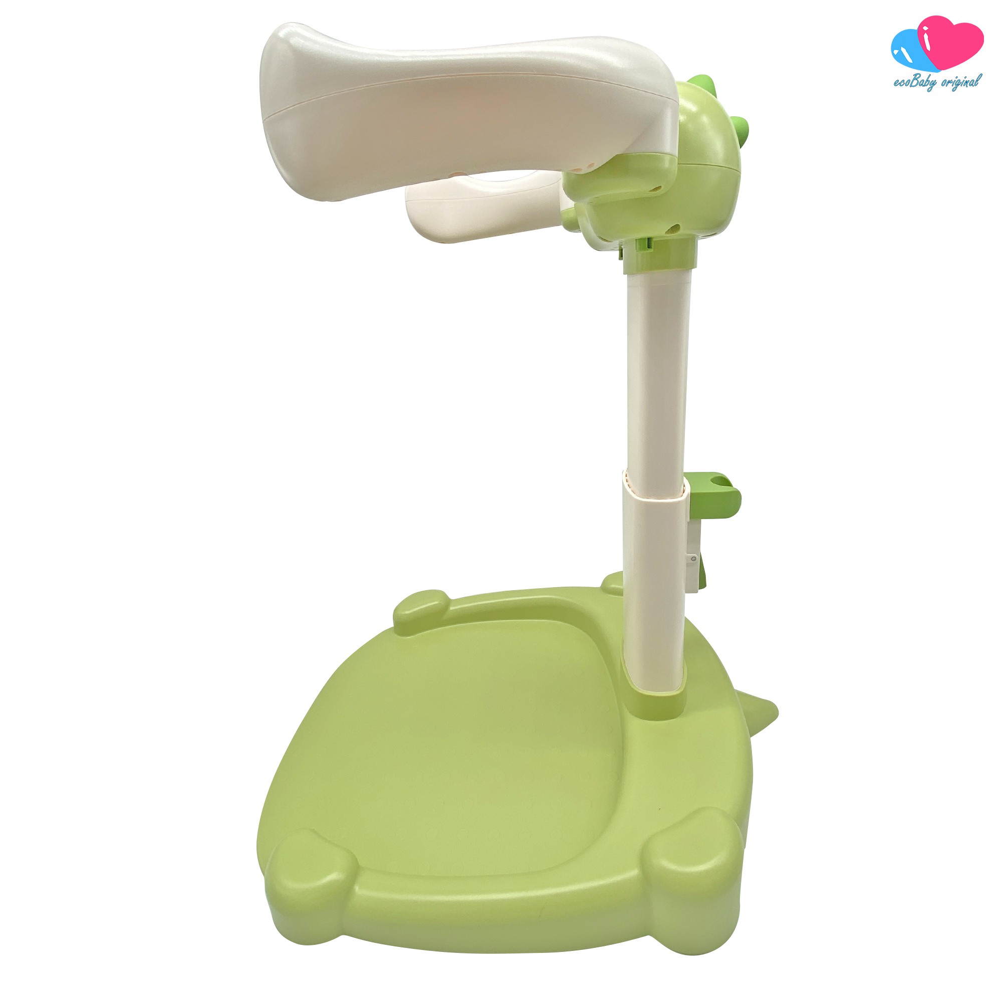 Soporte De Ba&ntilde;o Para Bebe Ecobaby Orginal Con Altura Ajustable Dinosaurio Verde image number null
