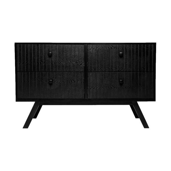 Cajonera Japandi Negro - Kessa image number null