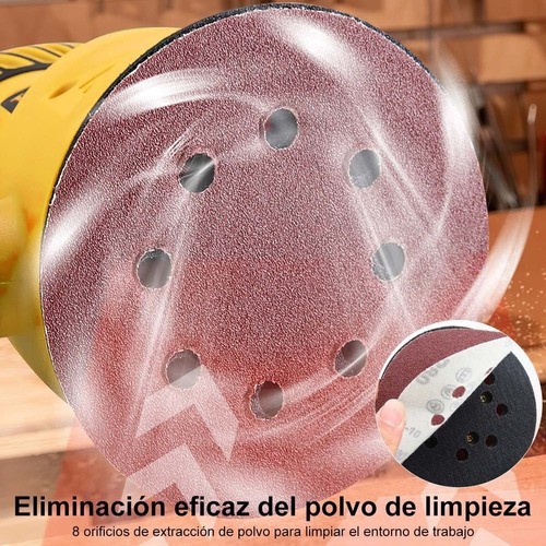 Lijadoras Orbital El&eacute;ctrica 300w Con Colector Polvo +5 Lija. image number null