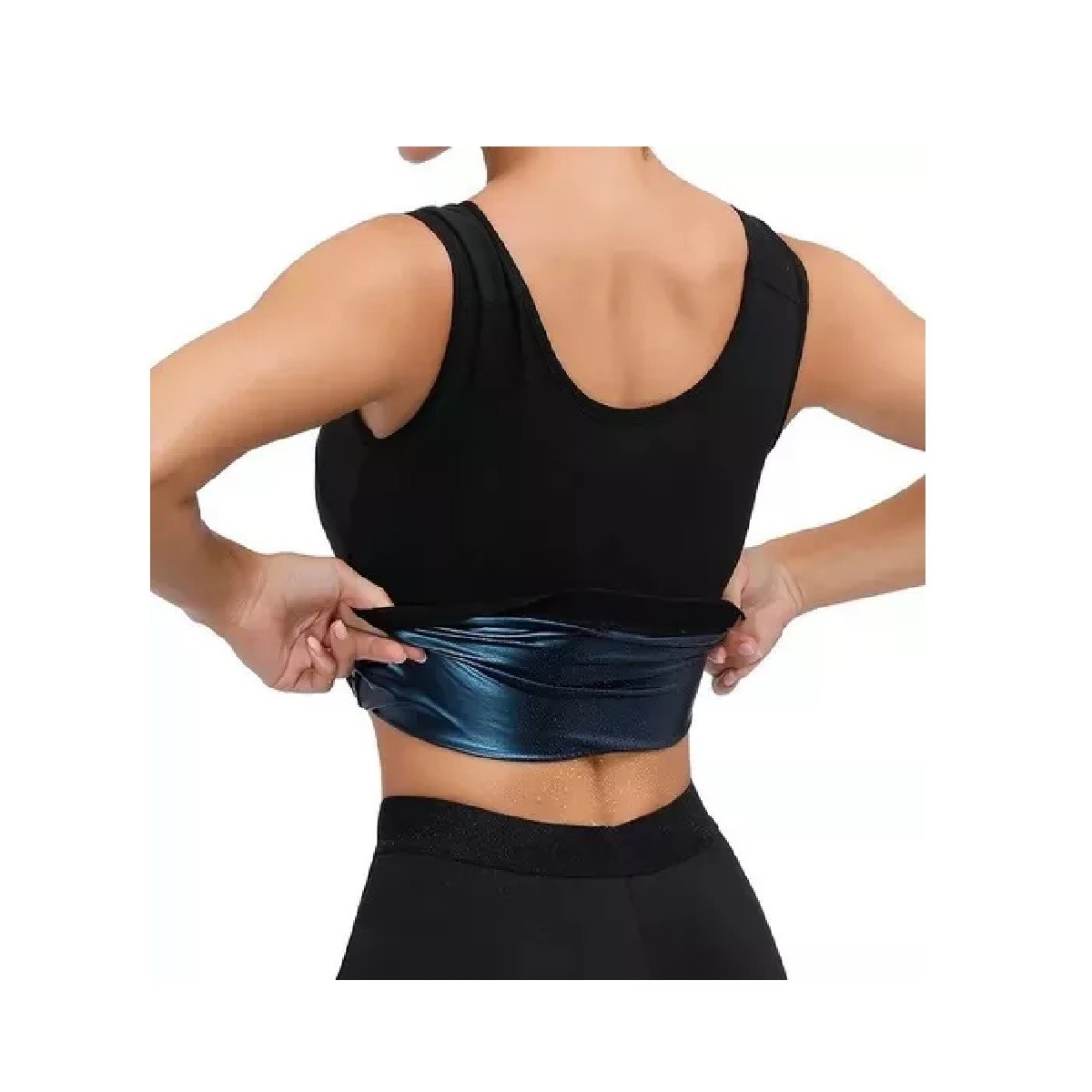 Camiseta Para Sauna Reductoras Ejercicio Mujeres S/M image number null