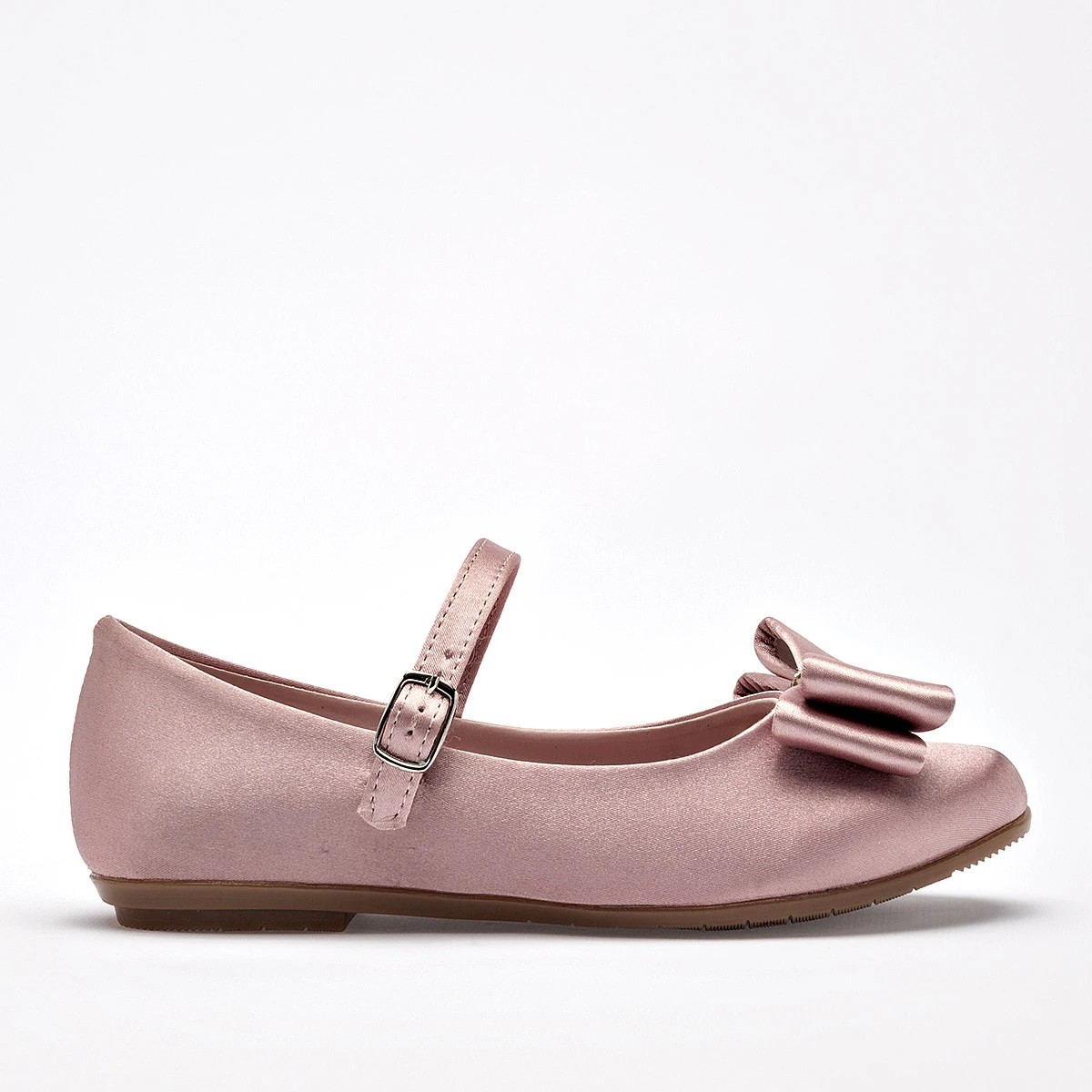 ZAPATO FLATS Miss Pink Ni&Ntilde;A RUMANIA COLOR ROSA SATIN image number null