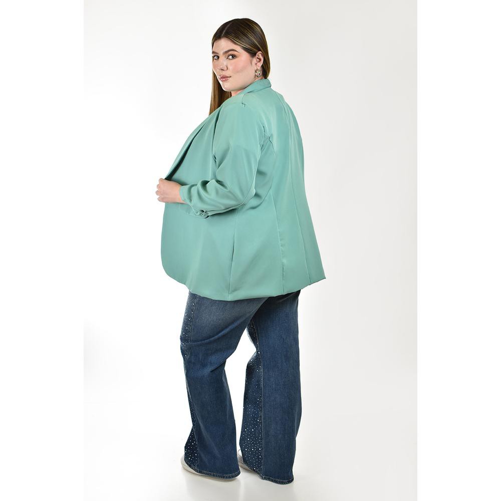 Blazer manga 3/4 Roman Fashion /Tallas Extras, 12255 (Menta) image number null
