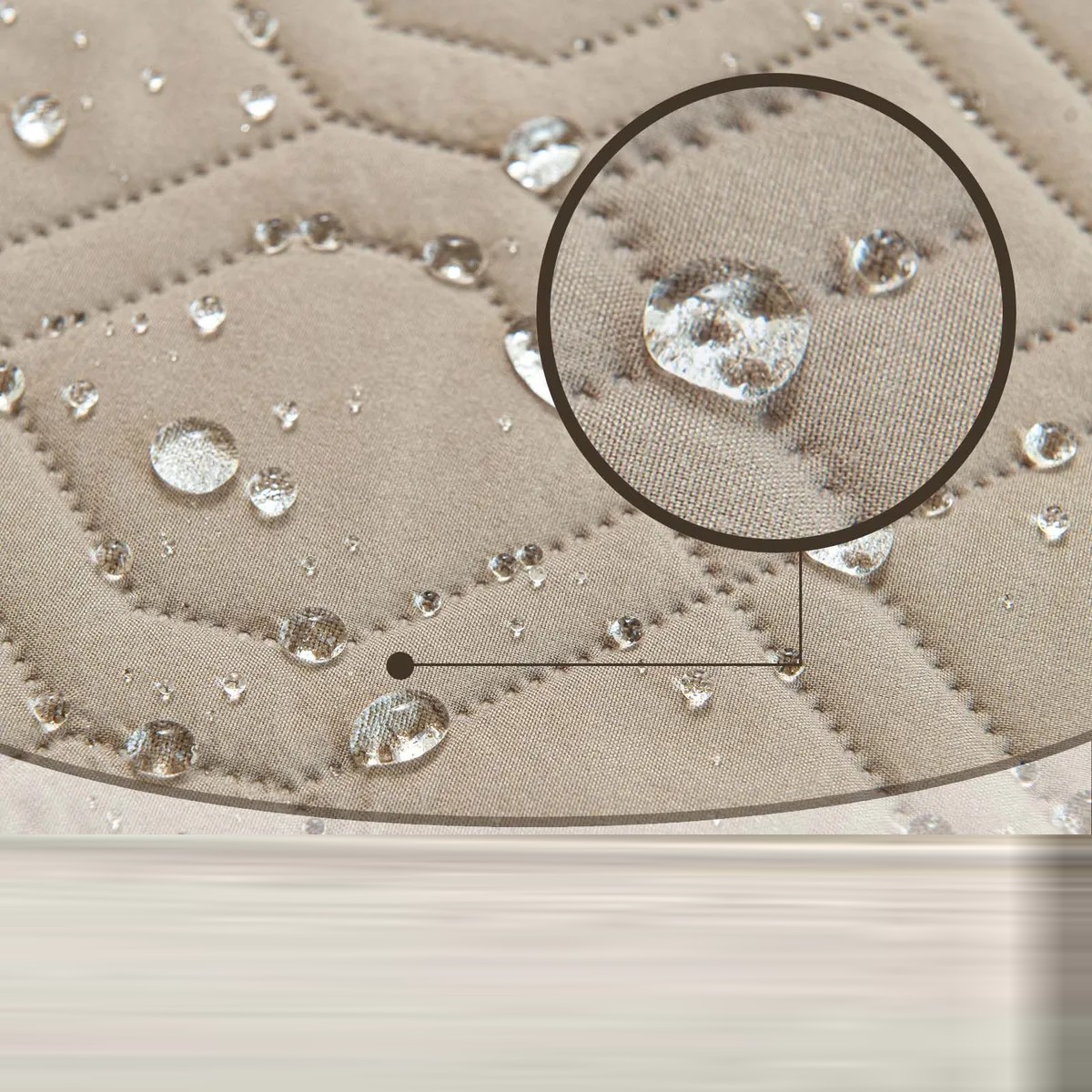 Funda Impermeable De Colch&oacute;n Para Mascotas Cama Anti Manchas Caqui image number null