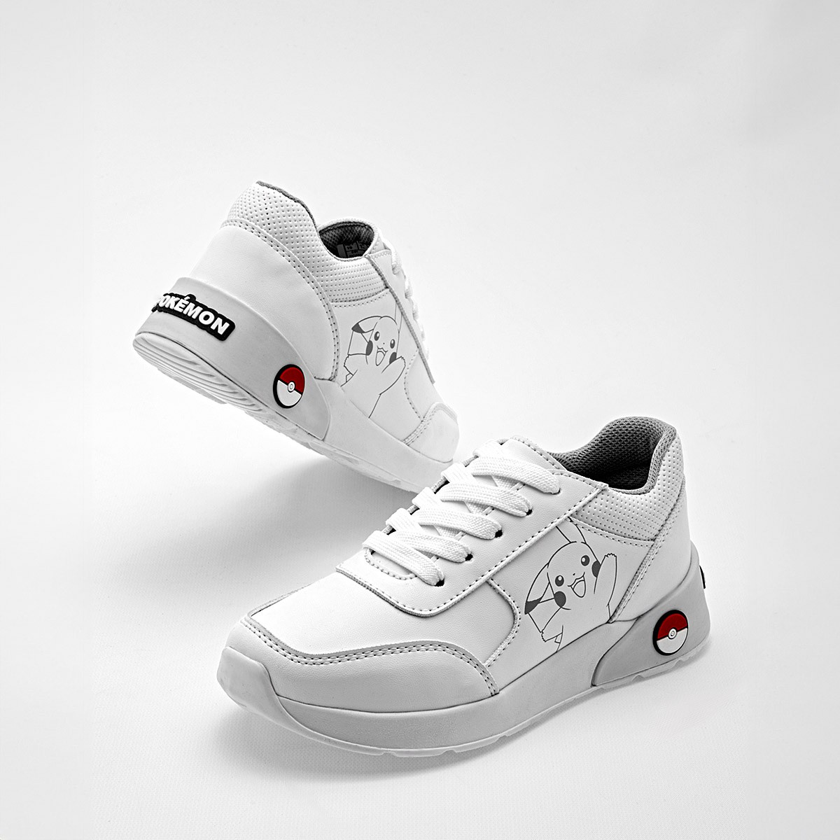 TENIS NI&Ntilde;O LICENCIAS YUYIN PO4070 BLANCO GRIS NAPA image number null
