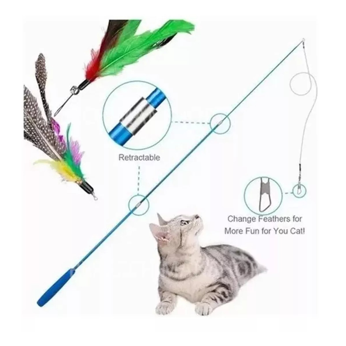 Kit 27 Piezas De Juguetes Para Gatos Mascotas T&uacute;nel Para Gatos image number null
