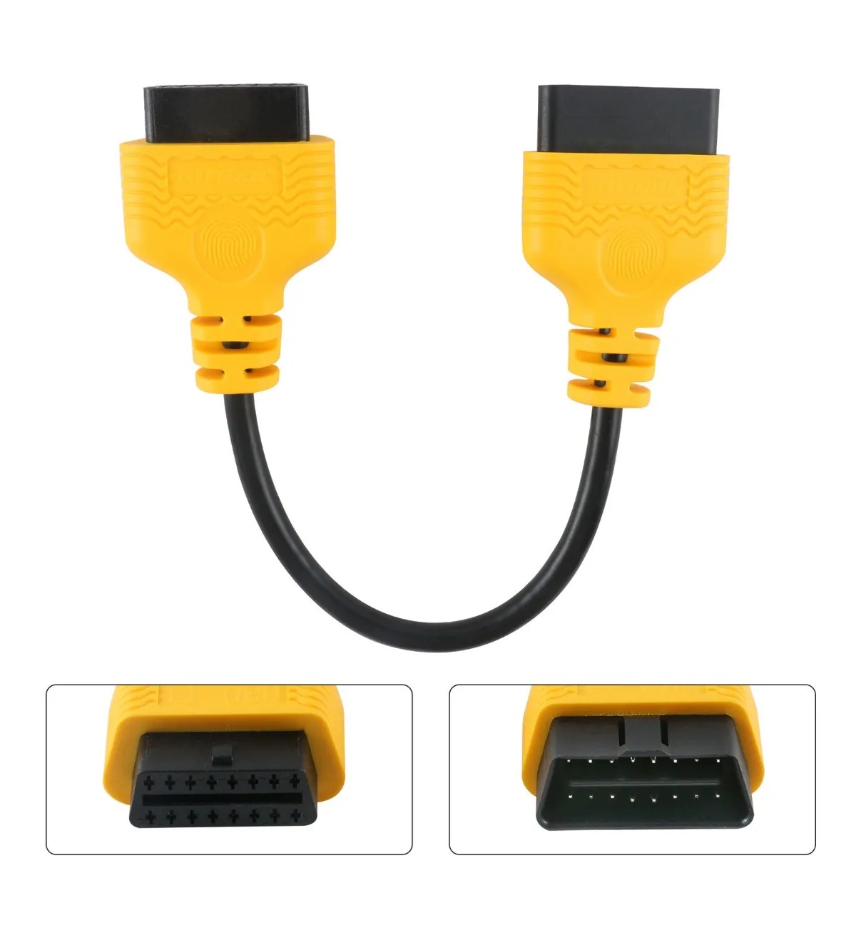 Cable De Extensi&oacute;n De 16 Pines Y Conectores Malubero Amarillo image number null