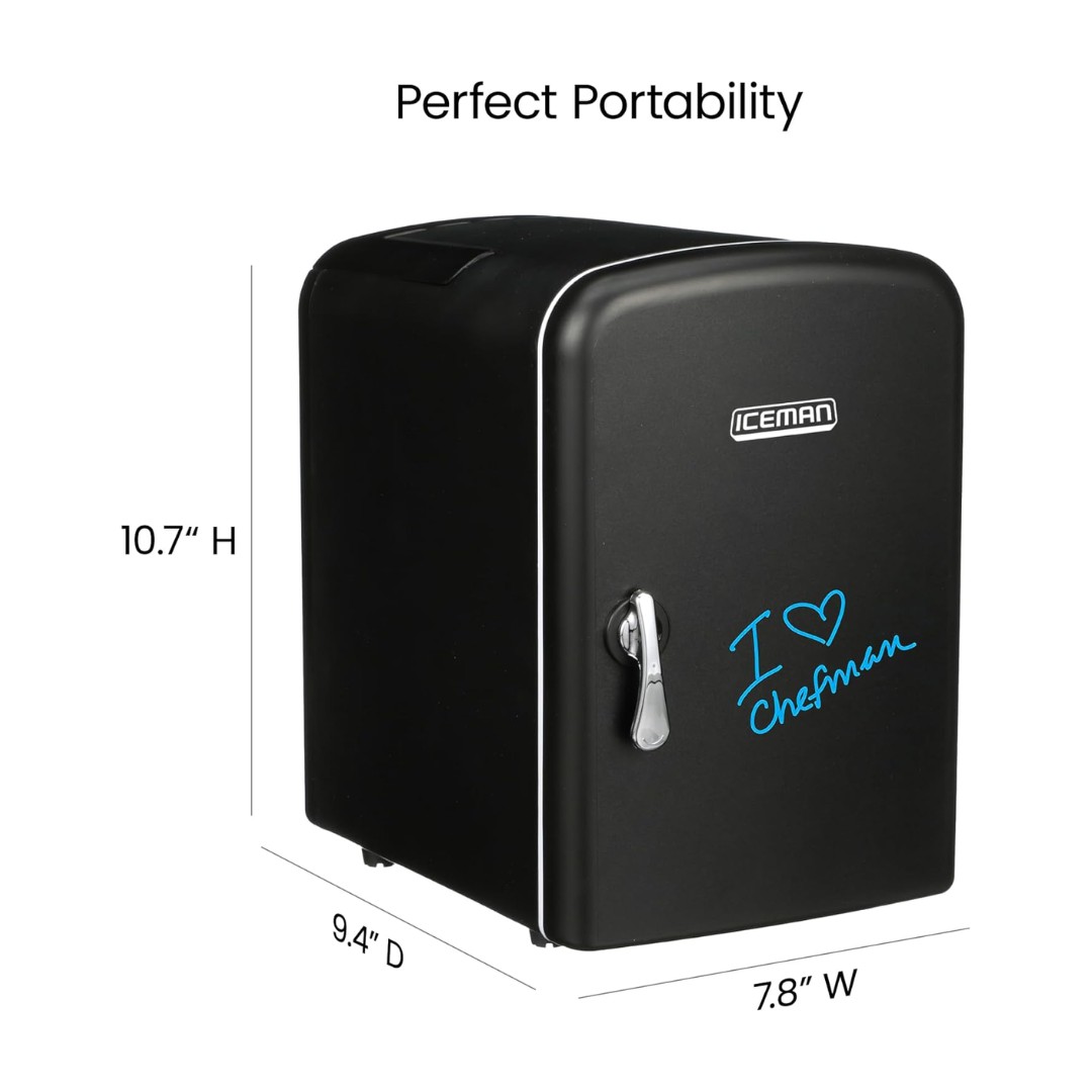 ICEMAN Mini Refrigerador Compacto con Superficie de Pizarra image number null