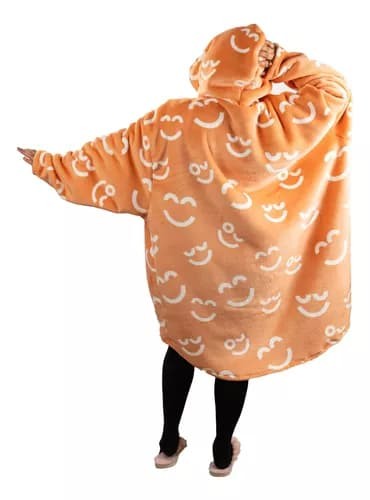 Coomfi - Maxi Hoodie, Sudadera Para Dormir Unitalla Adulto Naranja image number null