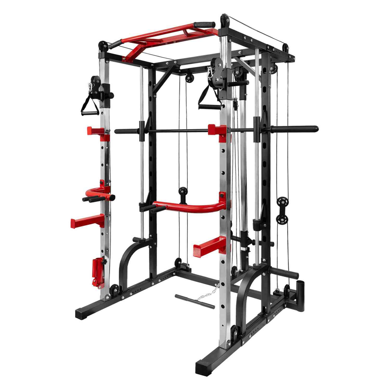 Jaula Smith Gimnasio Multifuncional Power Rack Poleas image number null