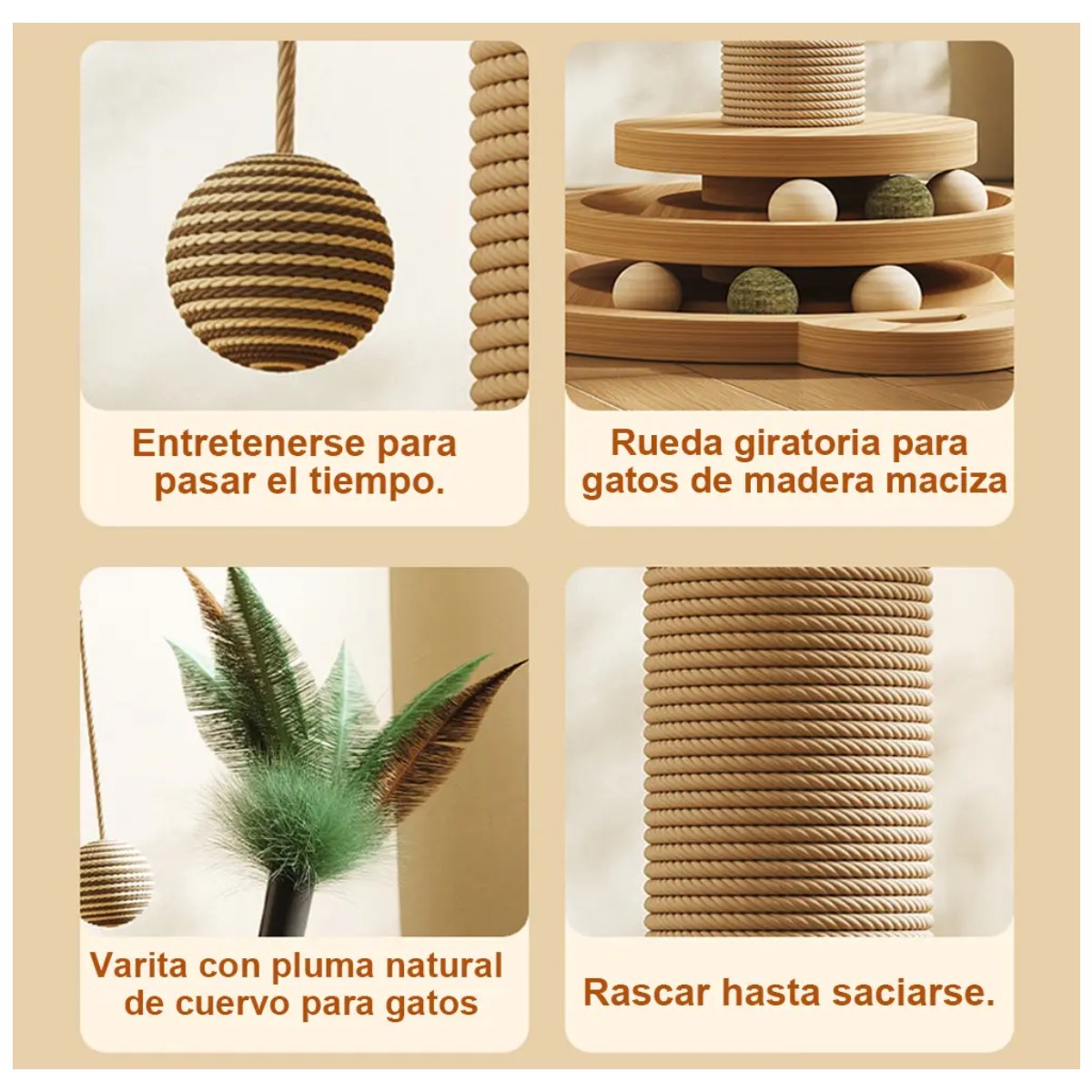 Rascador Gatos Con Sisal image number null