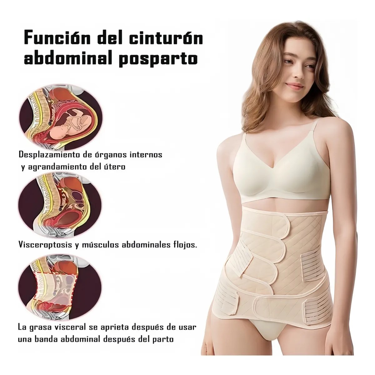 Faja Maternidad 2 En 1 Postparto Nude Talla XL image number null