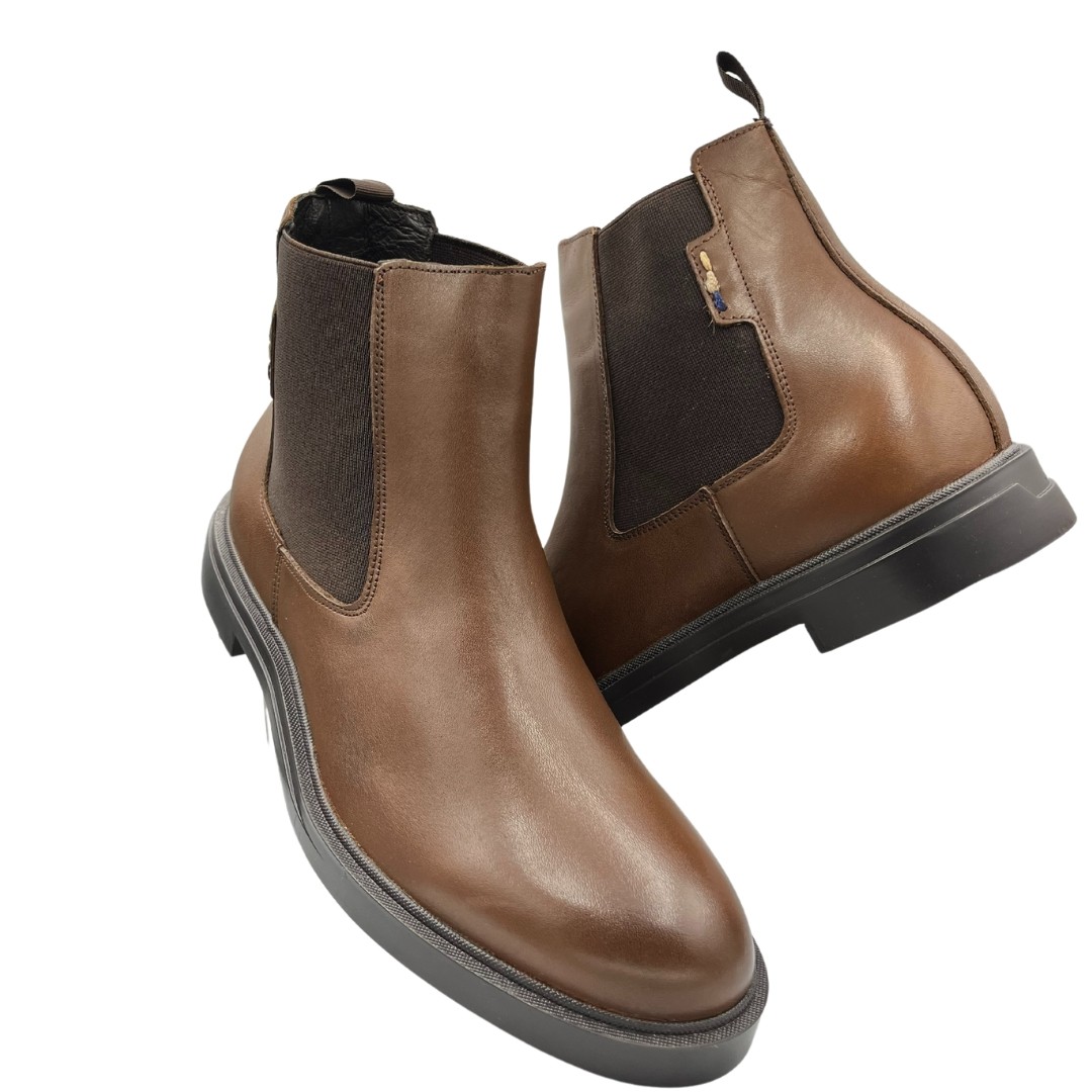 Botin Chelsea De Piel Para Caballero image number null