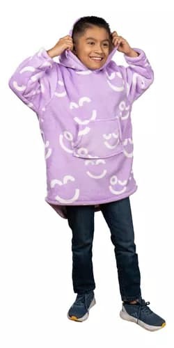 Coomfi - Maxi Hoodie, Sudadera Para Dormir Unitalla Infantil Lila image number null