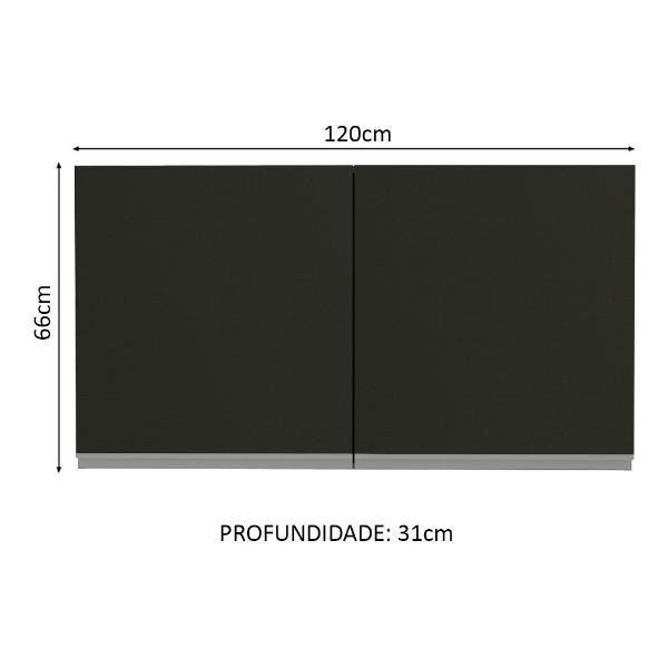 Alacena Gabinete Superior Cocina Madesa Glamy 120cm MN image number null