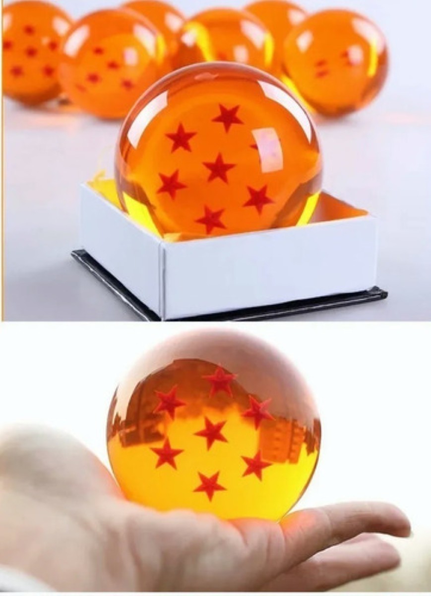 Esferas Del Drag&oacute;n Caja De 7 Esferas De Dragon Ball Z Amarillo image number null