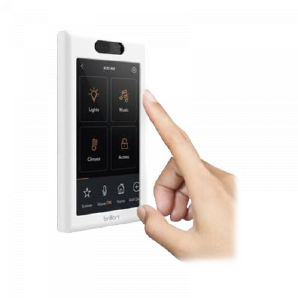 Brilliant BHA120USWH1C Control de Iluminaci&oacute;n Touch con Pantalla Wi-Fi Blanco image number null