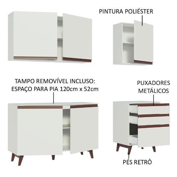 Cocina Integral Completa Modular Madesa Reims 180cm BB image number null
