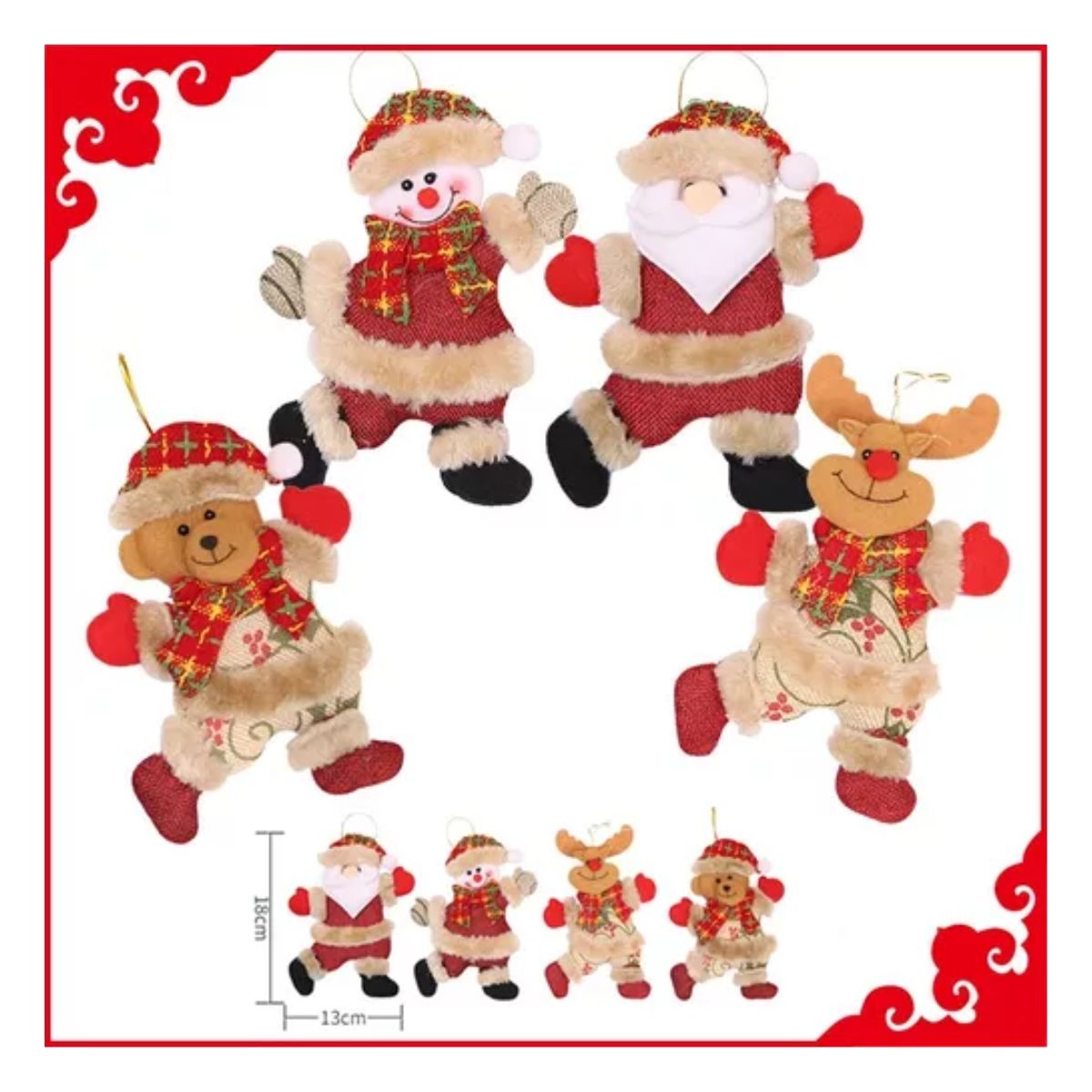 Adornos Para &Aacute;rboles De Navidad Decoraci&oacute;n Navide&ntilde;a image number null
