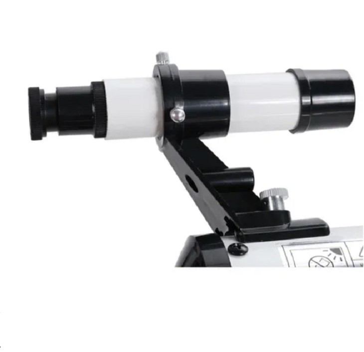 Telescopio Astronomico Balnco Con Negro image number null