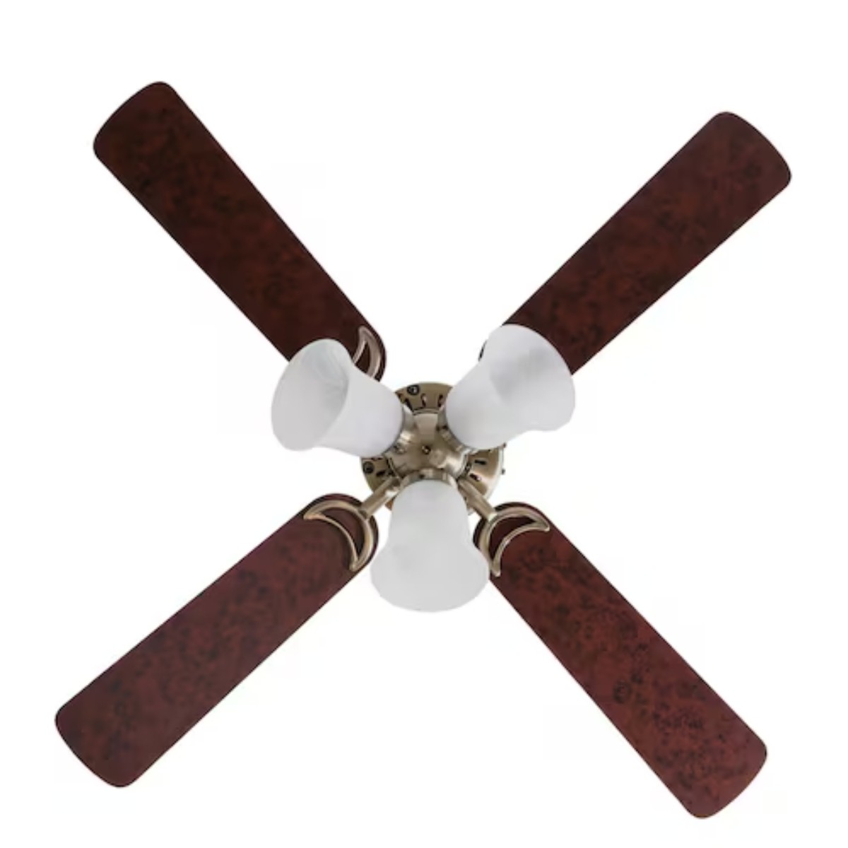 Ventilador de Techo Masterfan VDOPCLLA42 Oporto 42 pulgadas con Luz Laton Antiguo ALBY image number null