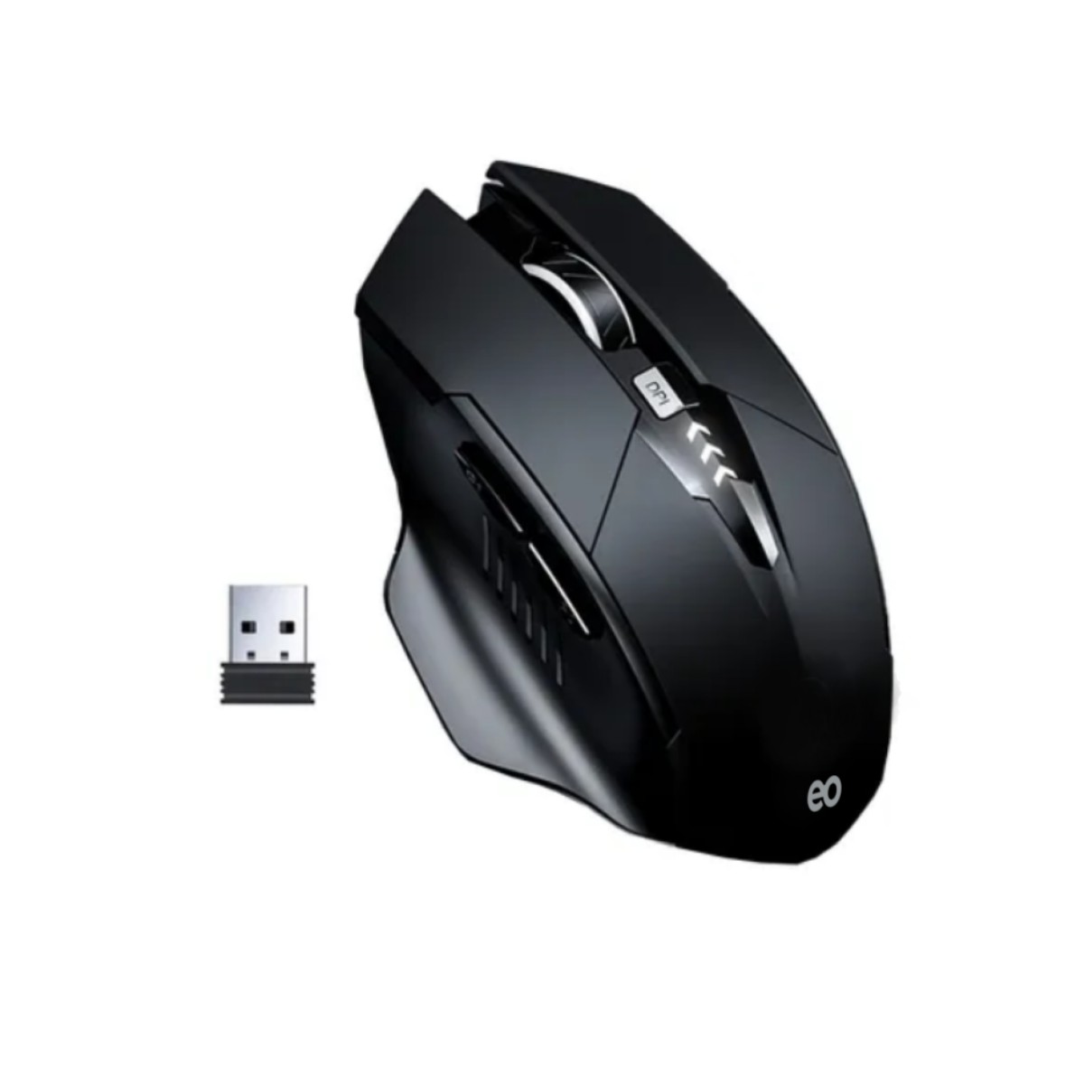 Mouse Inal&aacute;mbrico Bluetooth/2.4g 3Modos Recargable Gamer Negro image number null