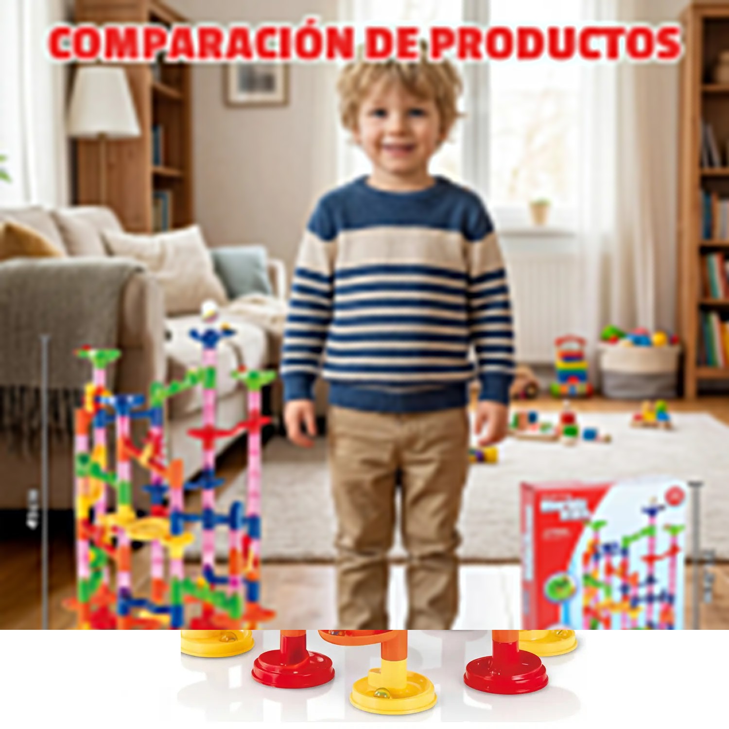 Lollanda Rompecabezas 3d Armables Blocks Did&aacute;ctico Juguete Para Ni&ntilde;os 105 Piezas image number null