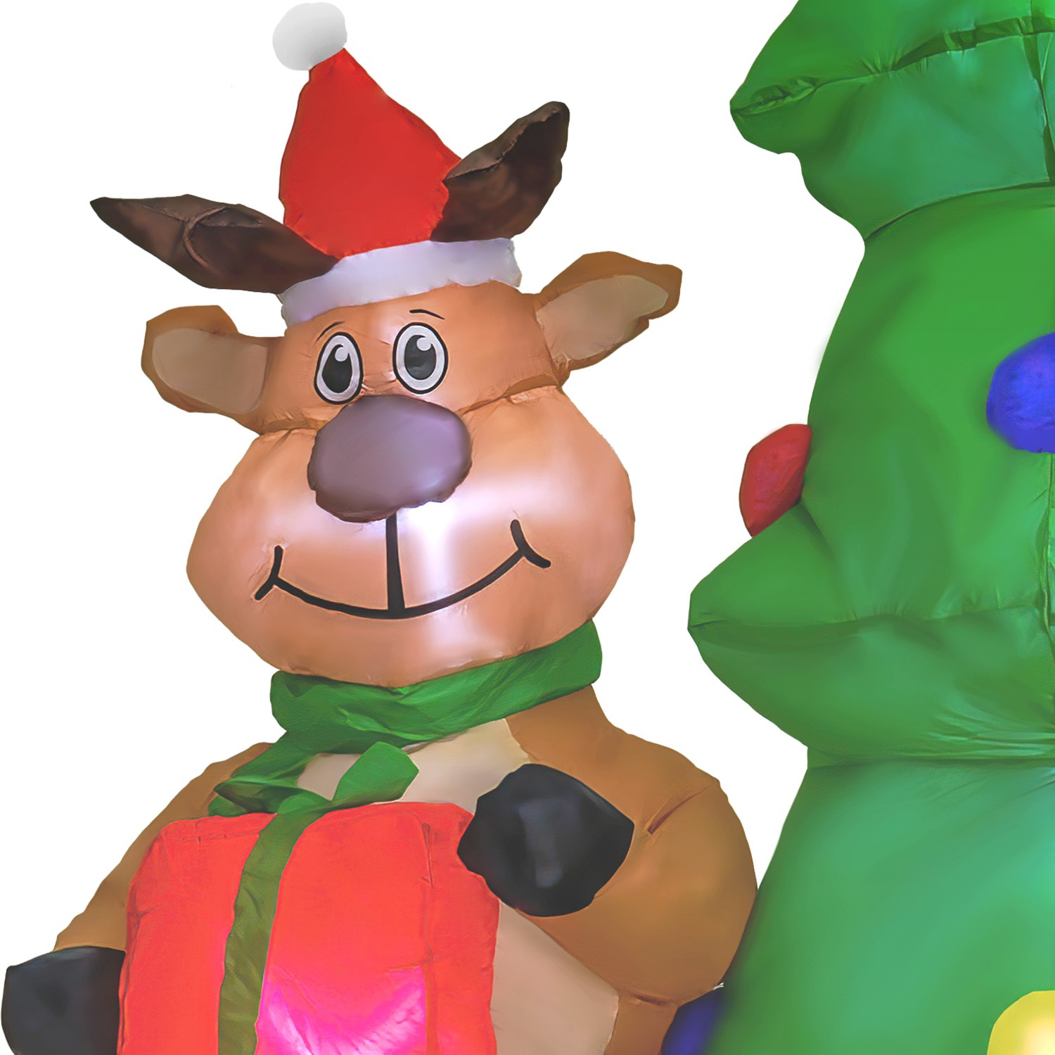 Inflable Navidad Santa Reno Arbol Luz Led Decoracion 1.5mts image number null