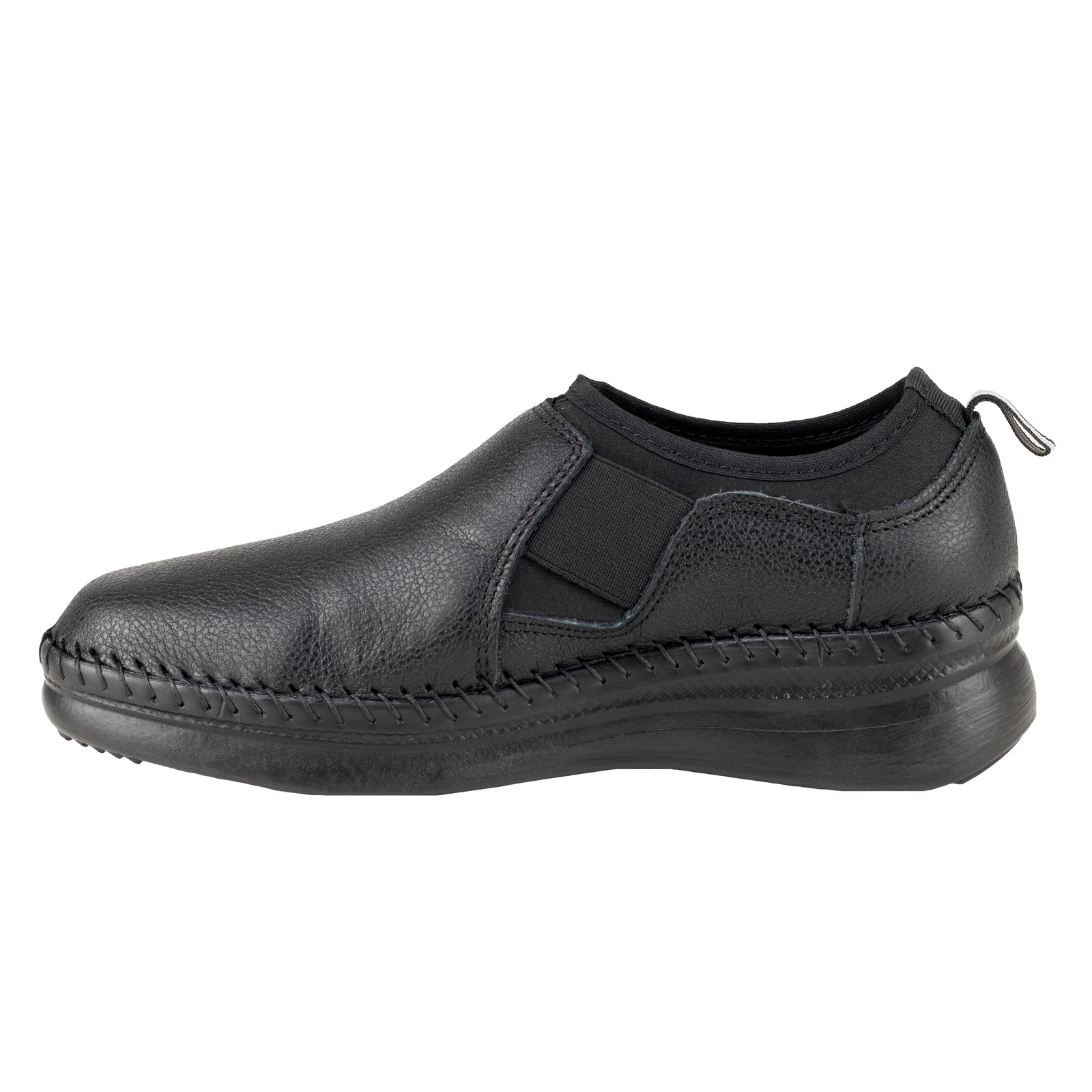 Mocasin Negro Mujer Ancho Lobo Solo Yuki 4982 Piel Cocidos image number null