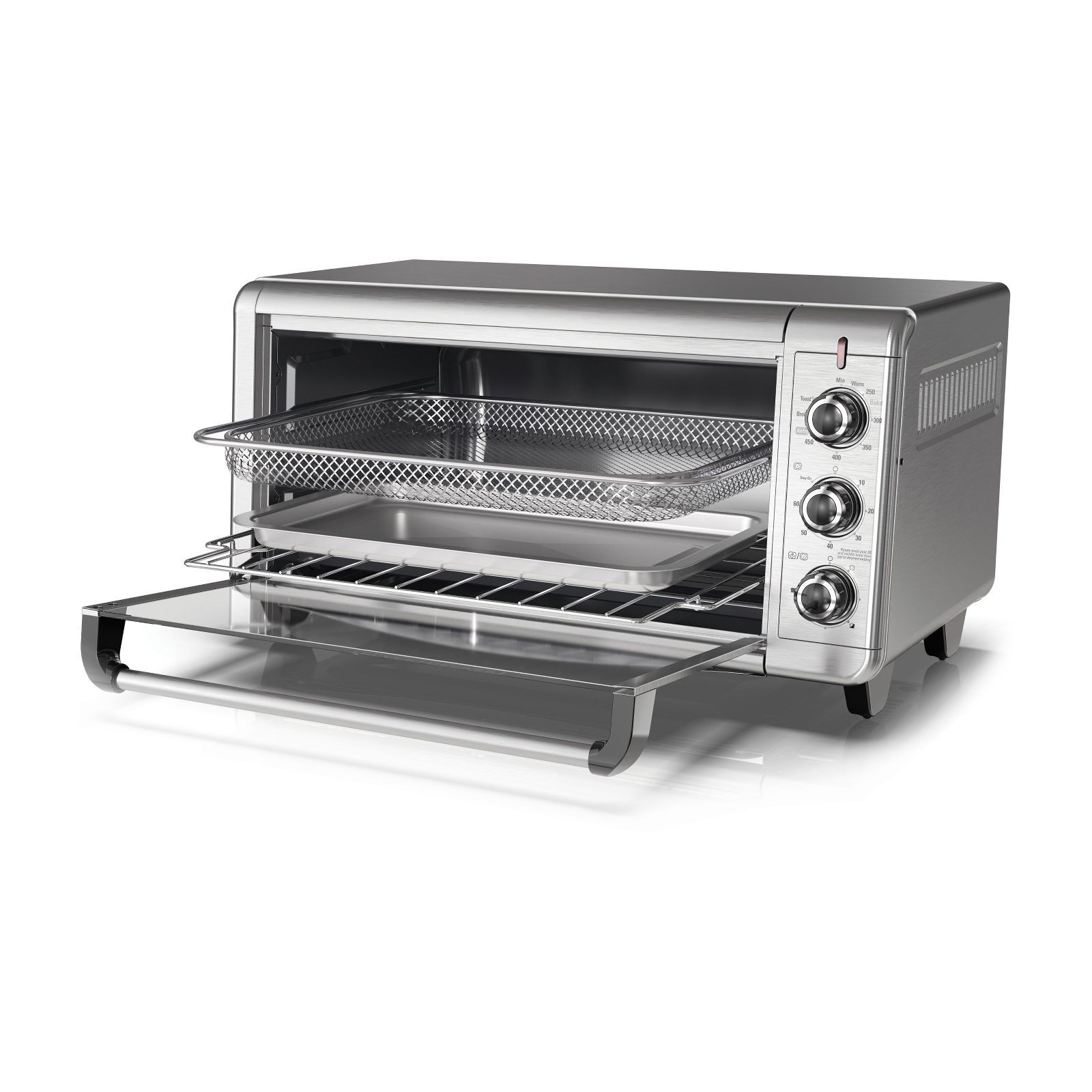 Horno El&eacute;ctrico con Freidora de Aire Black+Decker 22 Litros Gris TO4315SS-LA image number null