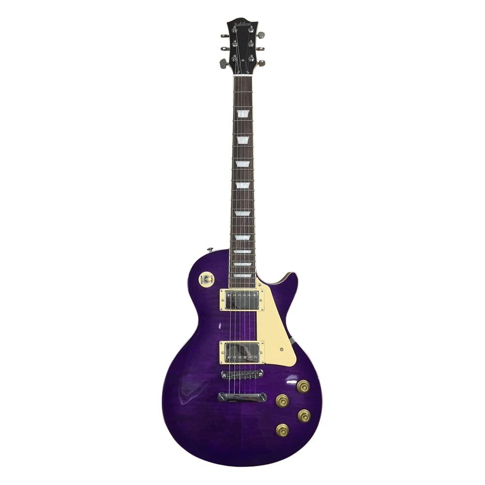 Guitarra El&eacute;ctrica Serie Unique Color Purpura con Case COSMOS-PL BABILON image number null